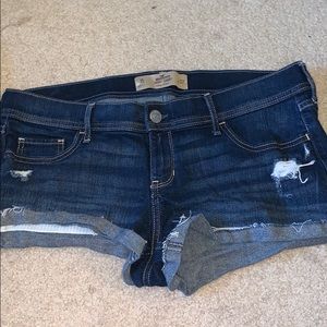 Jean shorts short short but low rise
